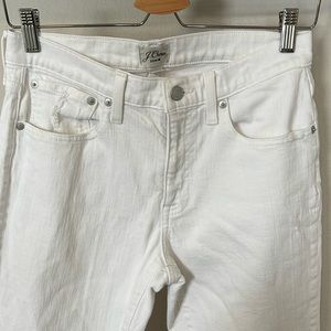 J. Crew Slim Boyfriend white denim Jean